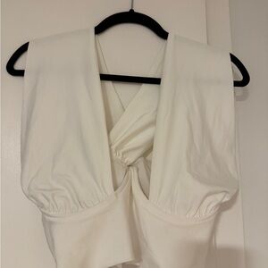 Elegant White Sleeveless Top
